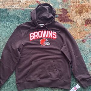 BRAND NEW CLEVELAND BROWNS HOODIE SWEATSHIRT SIZE LARGE!!